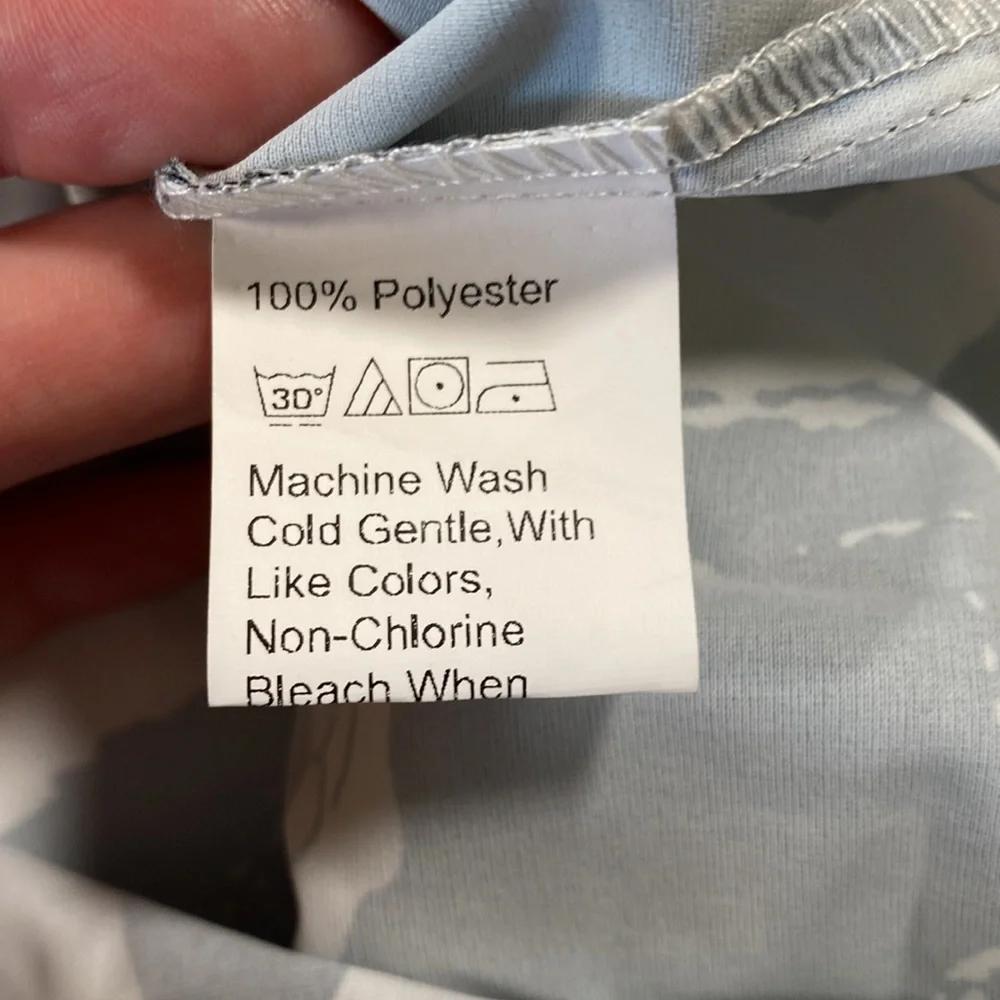 🌿[ Shein ] Panda Bear Button Up Blouse - Picture 5 of 8